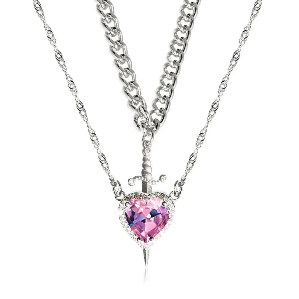 Sword Heart Necklace