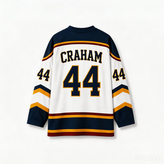 Off Campus Briar University Garrett Graham NO.44 hockey jersey Sports Men's long sleeves T-Shirt Kid's Clothing Tee Y2k Woman 