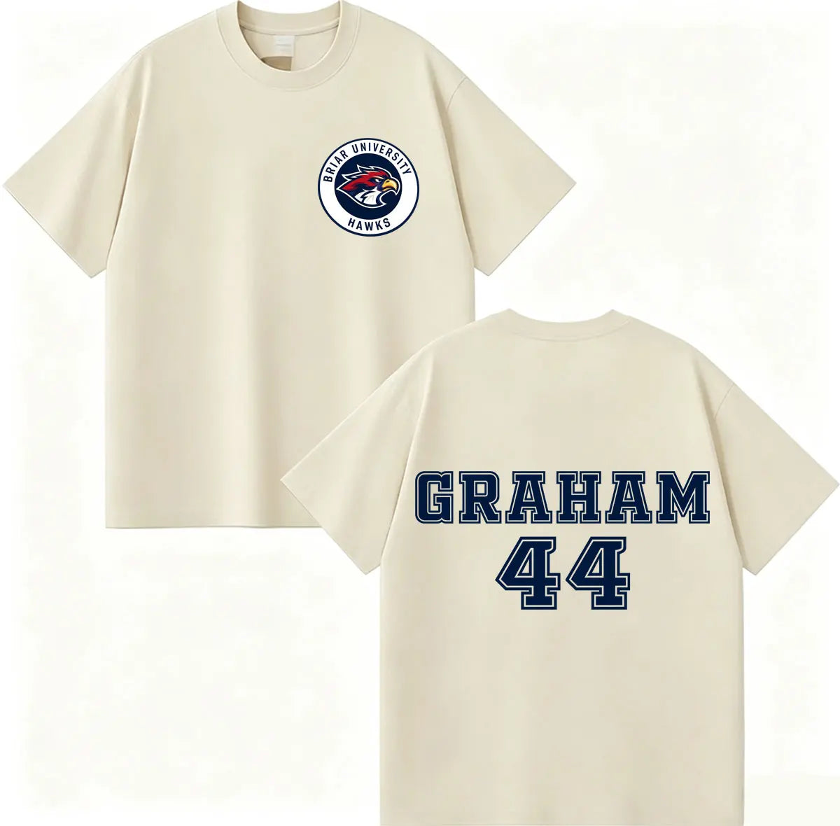 Off Campus Briar University Jersey Graham 44 22 T Shirts TV Series Fashion Men Women Classic Design T-shirt Loose Cotton T Shirt