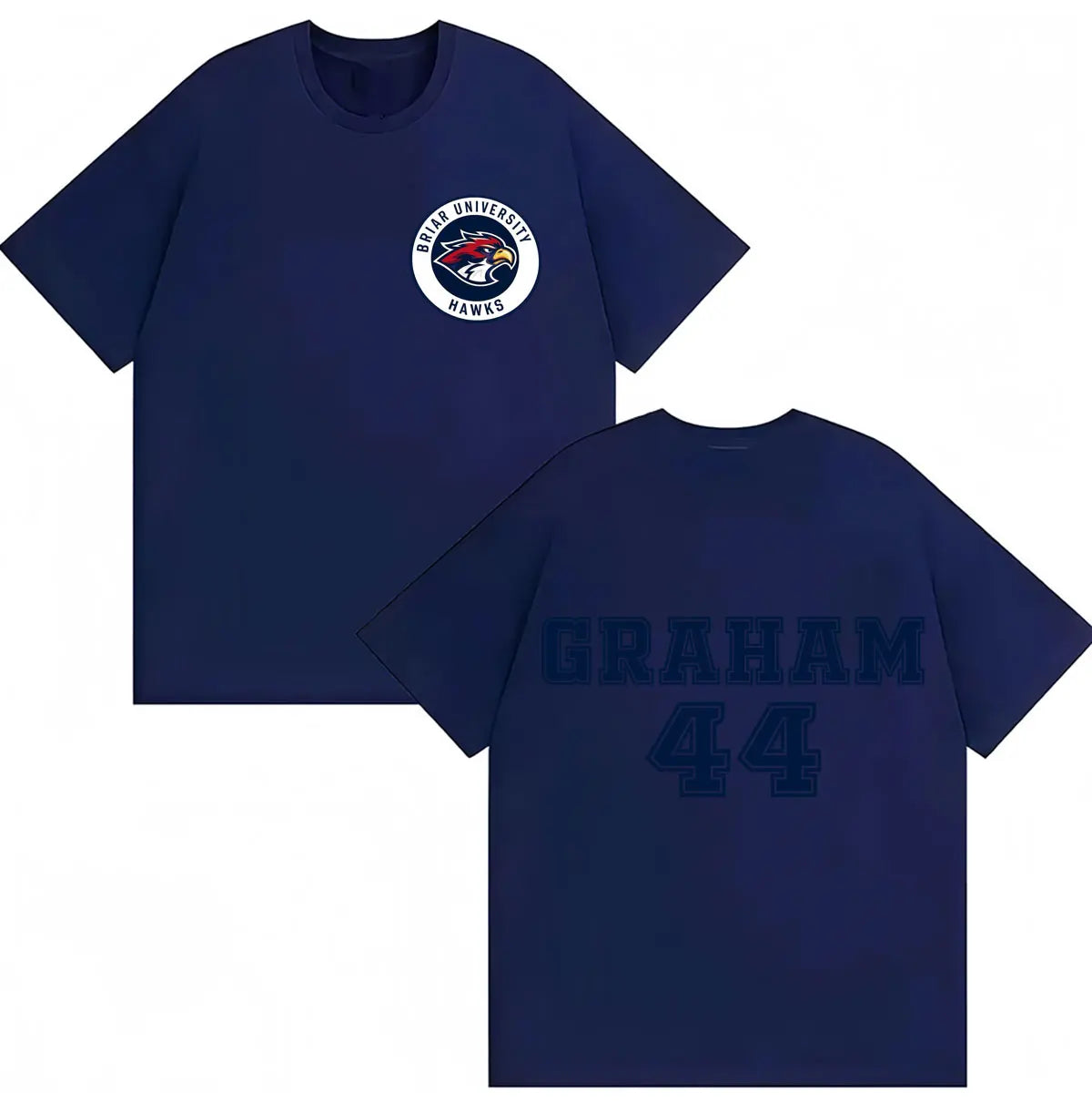 Off Campus Briar University Jersey Graham 44 22 T Shirts TV Series Fashion Men Women Classic Design T-shirt Loose Cotton T Shirt