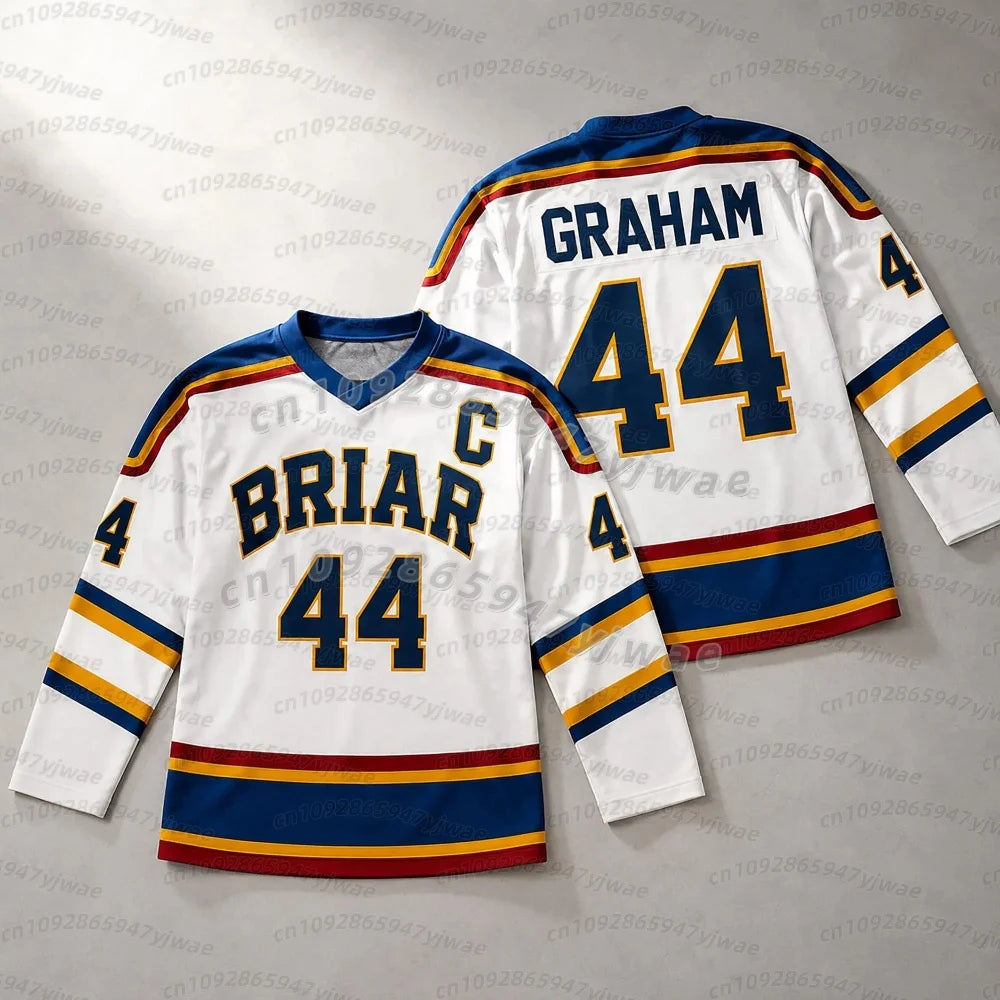 NEW  Women Tv Off Campus Briar University Hockey Jersey Graham 44 22 DI LAURENTIS 66 Tucker46 T-shirt Design 3D WOMEN T-SHIRT
