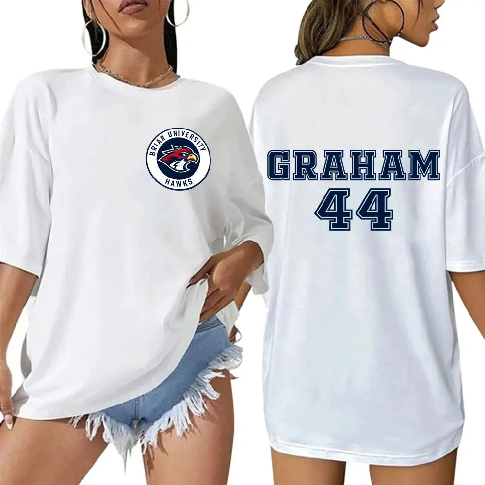 Off Campus Briar University Jersey Graham 44 22 T Shirts TV Series Fashion Men Women Classic Design T-shirt Loose Cotton T Shirt