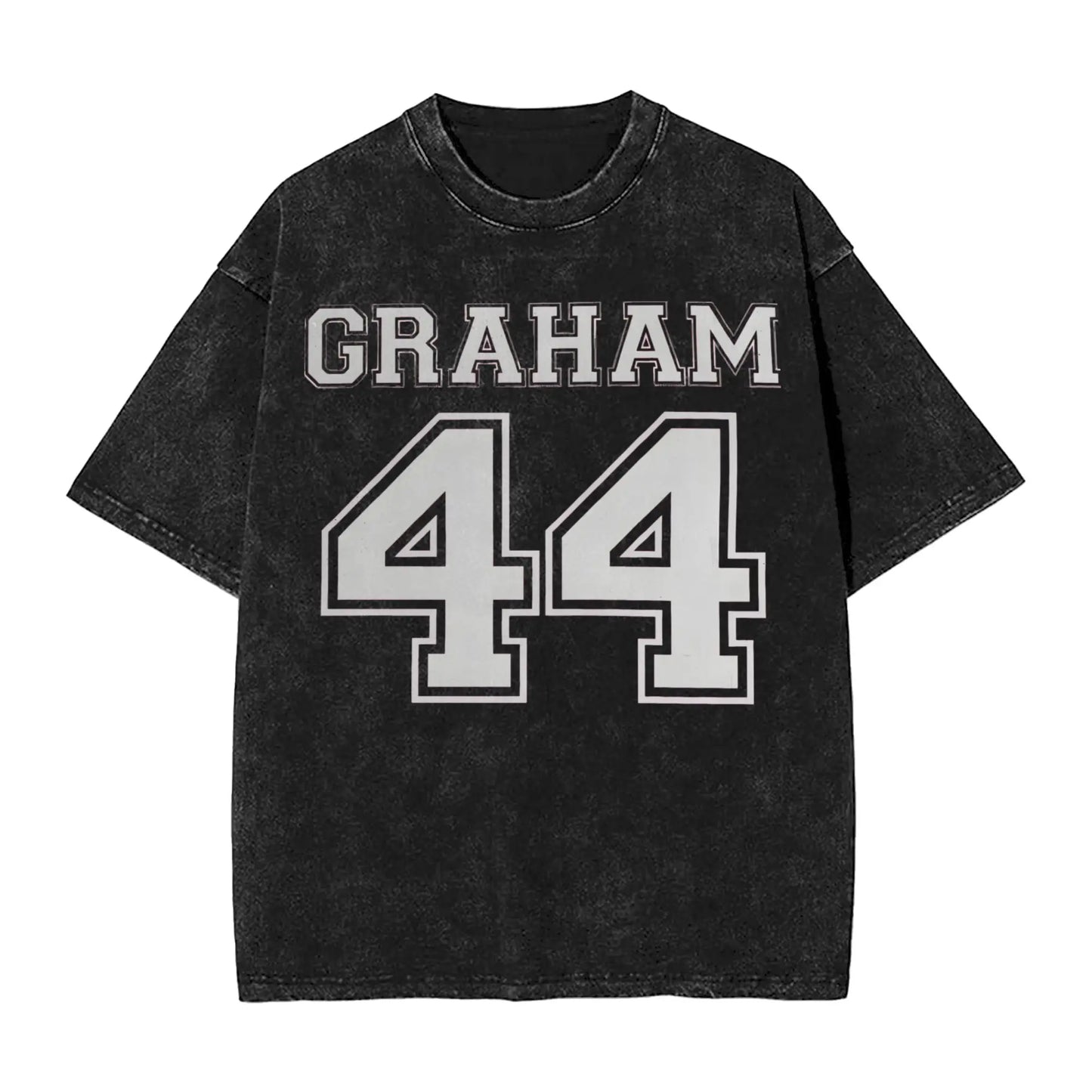 Harajuku Washed Shirts Off Campus Briar University Graham 44 Outfit Vintage T-Shirts High Street  Streetwear Short Sleeve