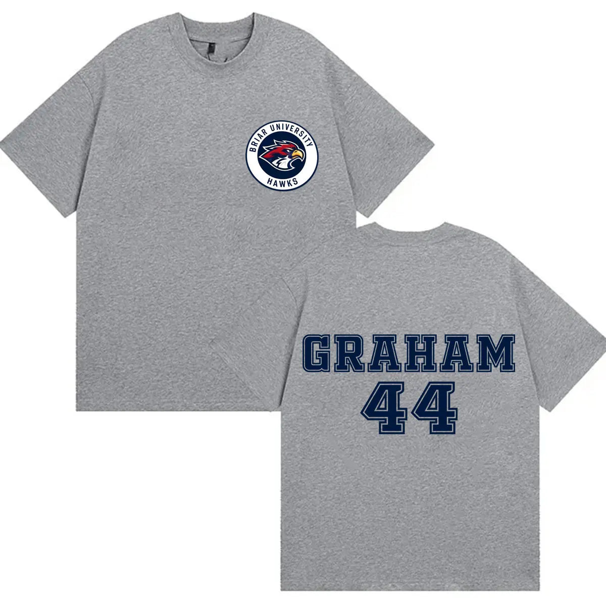 Off Campus Briar University Jersey Graham 44 22 T Shirts TV Series Fashion Men Women Classic Design T-shirt Loose Cotton T Shirt