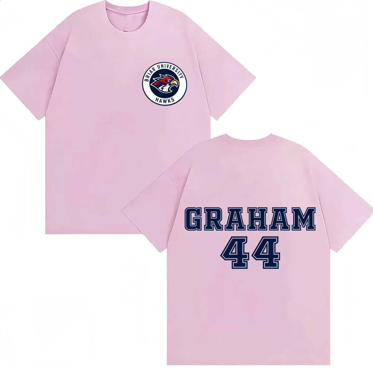 Off Campus Briar University Jersey Graham 44 22 T Shirts TV Series Fashion Men Women Classic Design T-shirt Loose Cotton T Shirt