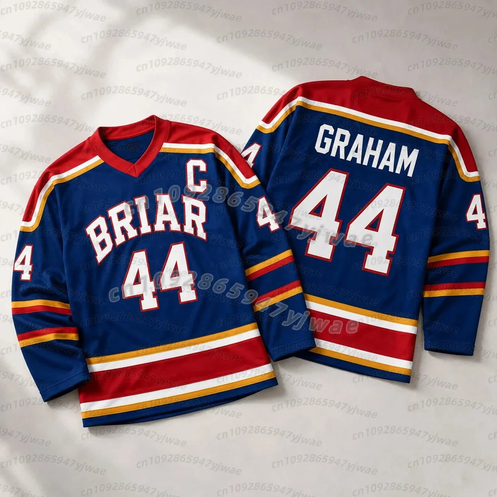 NEW  Women Tv Off Campus Briar University Hockey Jersey Graham 44 22 DI LAURENTIS 66 Tucker46 T-shirt Design 3D WOMEN T-SHIRT