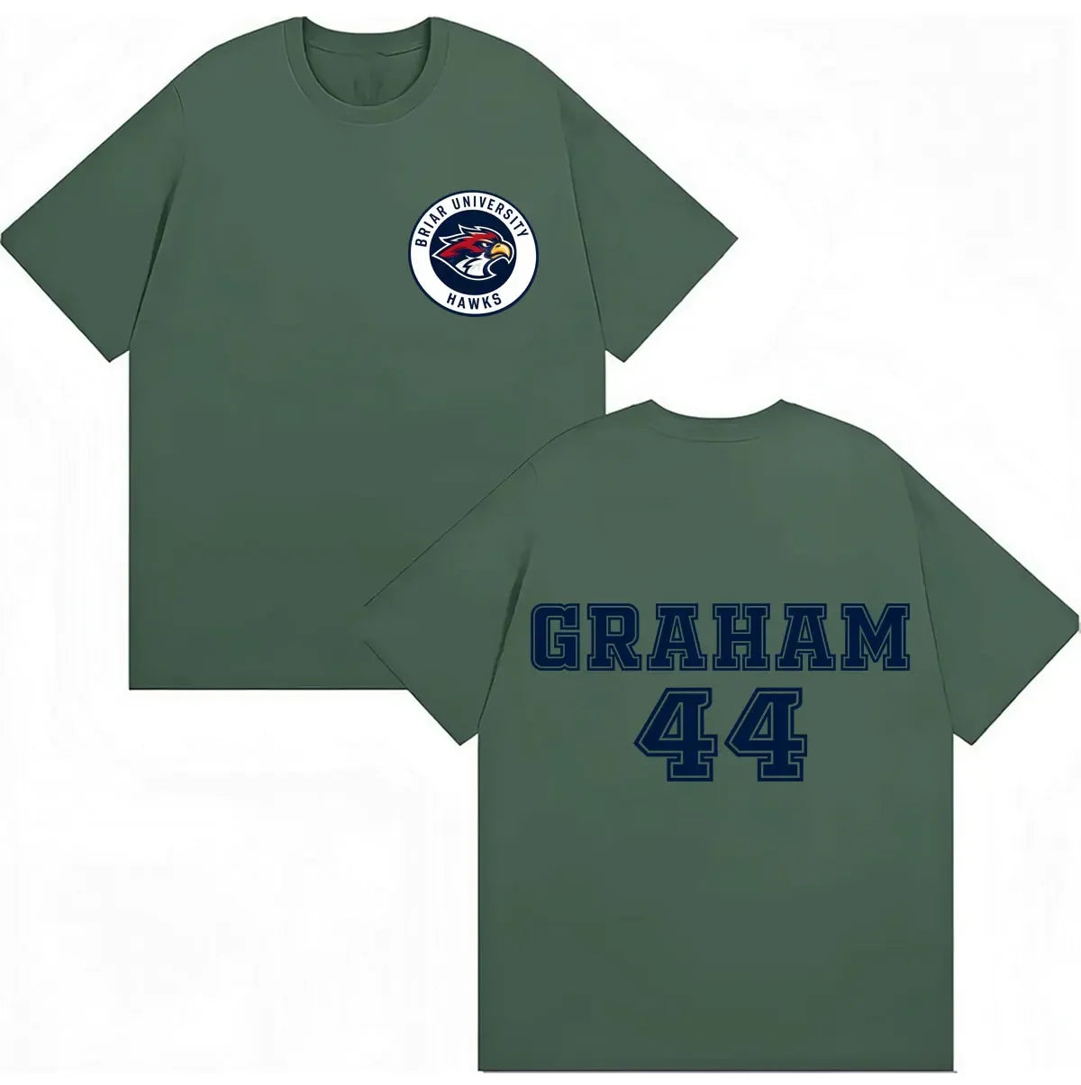 Off Campus Briar University Jersey Graham 44 22 T Shirts TV Series Fashion Men Women Classic Design T-shirt Loose Cotton T Shirt